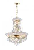 CWI LIGHTING EMPIRE 8-LIGHT CHANDELIER 8001P18G