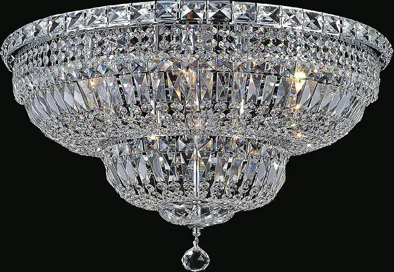 CWI LIGHTING STEFANIA 16-LIGHT FLUSH MOUNT 8003C30C