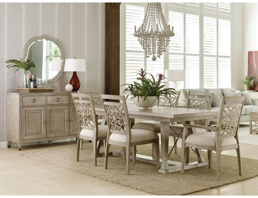 AMERICAN DREW VISTA CLAYTON DINING TABLE-COMPLETE 803-744R