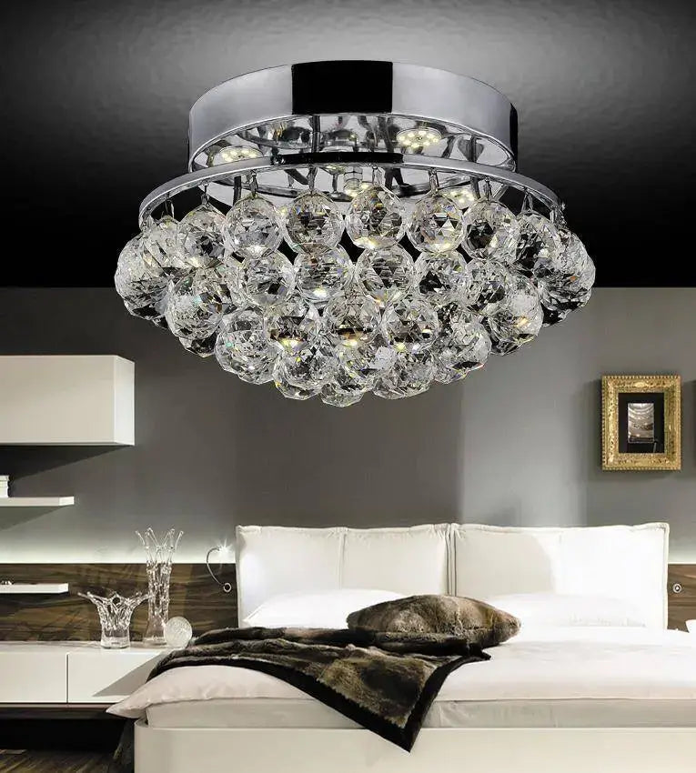 CWI LIGHTING QUEEN 4-LIGHT FLUSH MOUNT 8038C14C-R