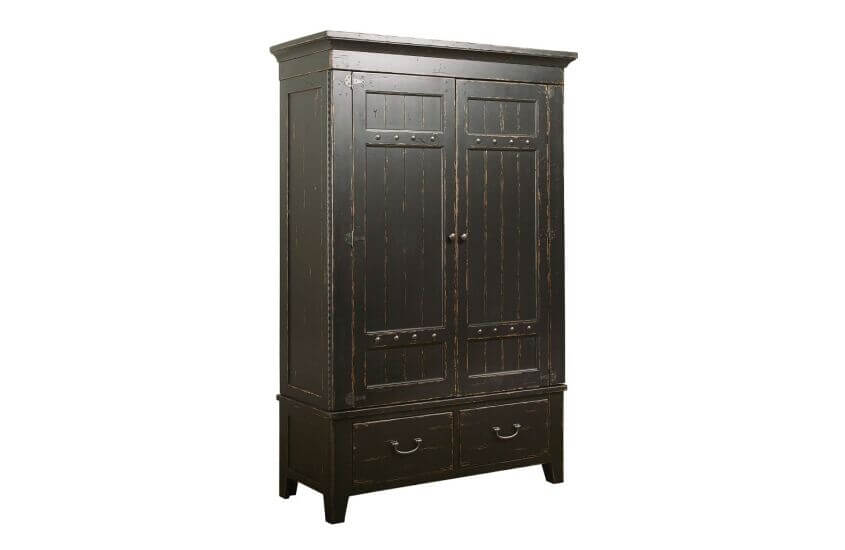 KINCAID MILL HOUSE  SIMMONS ARMOIRE - ANVIL FINISH 860-270AP