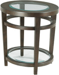 HAMMARY OVAL END TABLE 880918