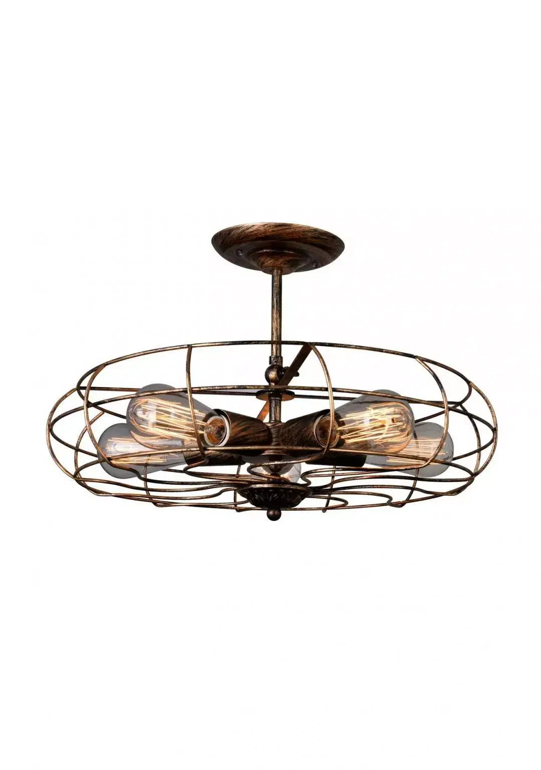 CWI LIGHTING PAMELA 5-LIGHT FLUSH MOUNT 9606C19-5-128