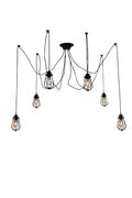 CWI LIGHTING TOMASO 6-LIGHT CHANDELIER 9610P28-6-101