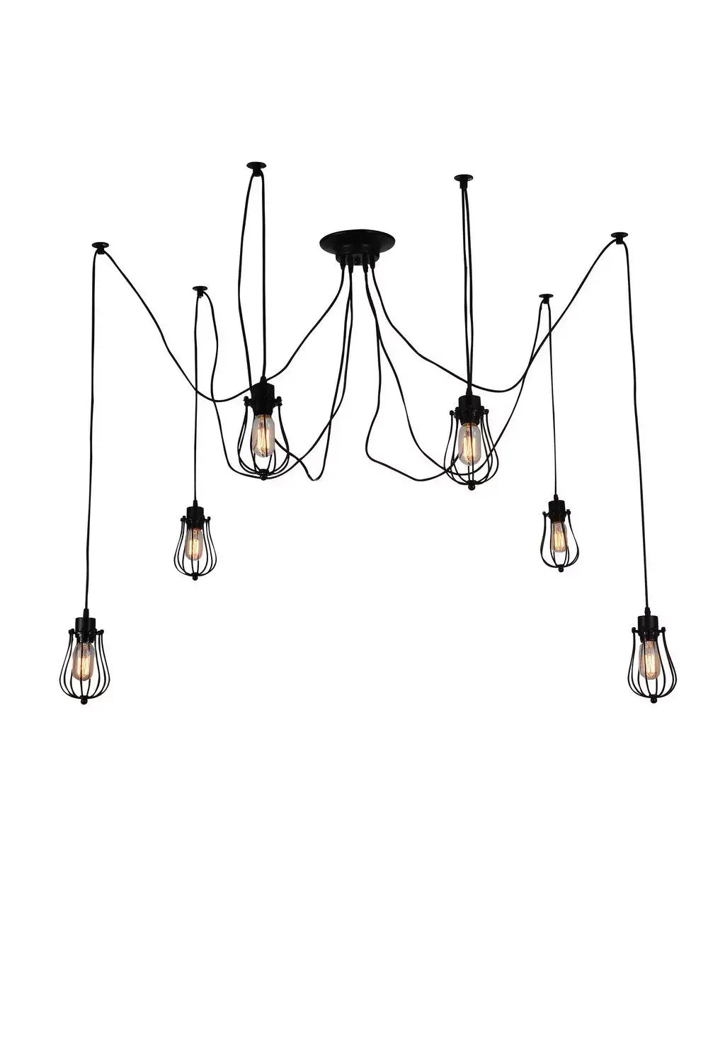 CWI LIGHTING TOMASO 6-LIGHT CHANDELIER 9610P28-6-101