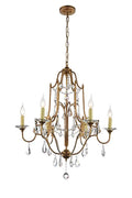 CWI LIGHTING ELECTRA 6-LIGHT CHANDELIER 9836P28-6-125
