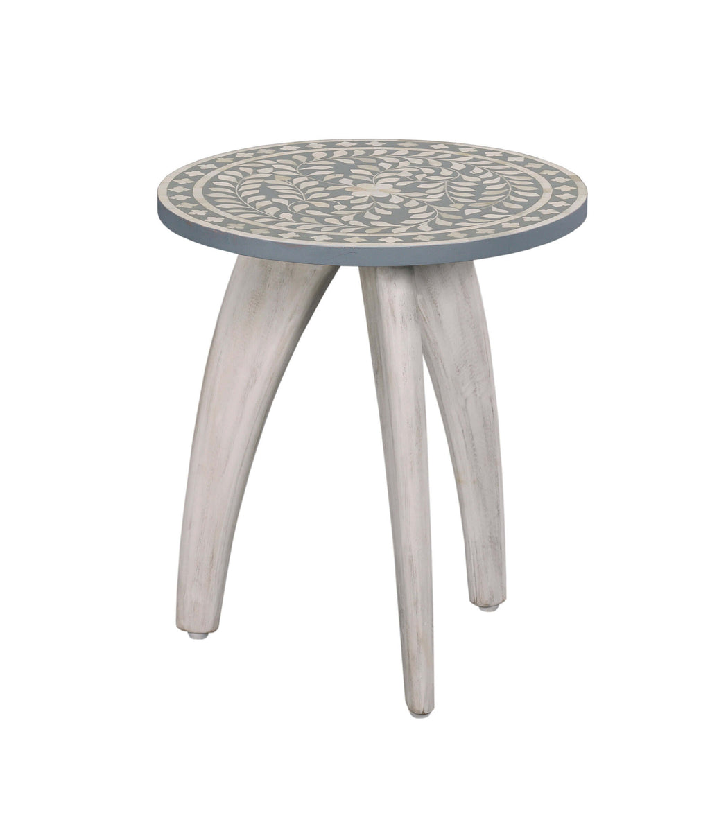 HAMMARY BLOSSOM INLAY ACCENT TABLE 090-1086