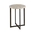 HAMMARY WHITE ONYX ACCENT TABLE 090-1191