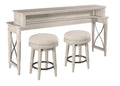 HAMMARY DOMAINE COUNTER CONSOLE W/2 STOOLS 181-587