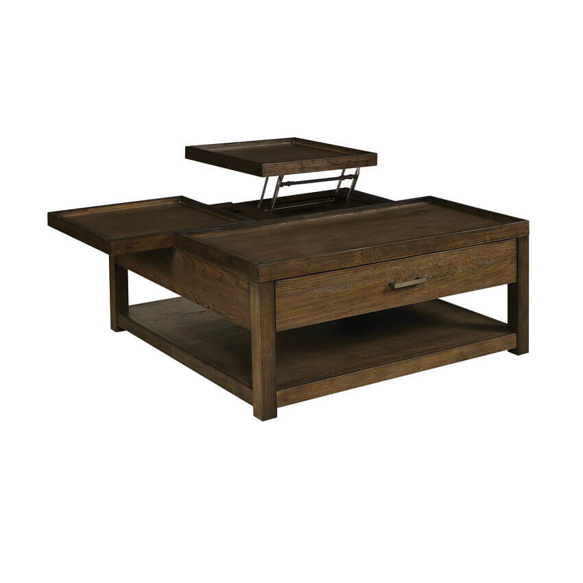 HAMMARY NYLES SQUARE LIFT TOP COFFEE TABLE 209-911