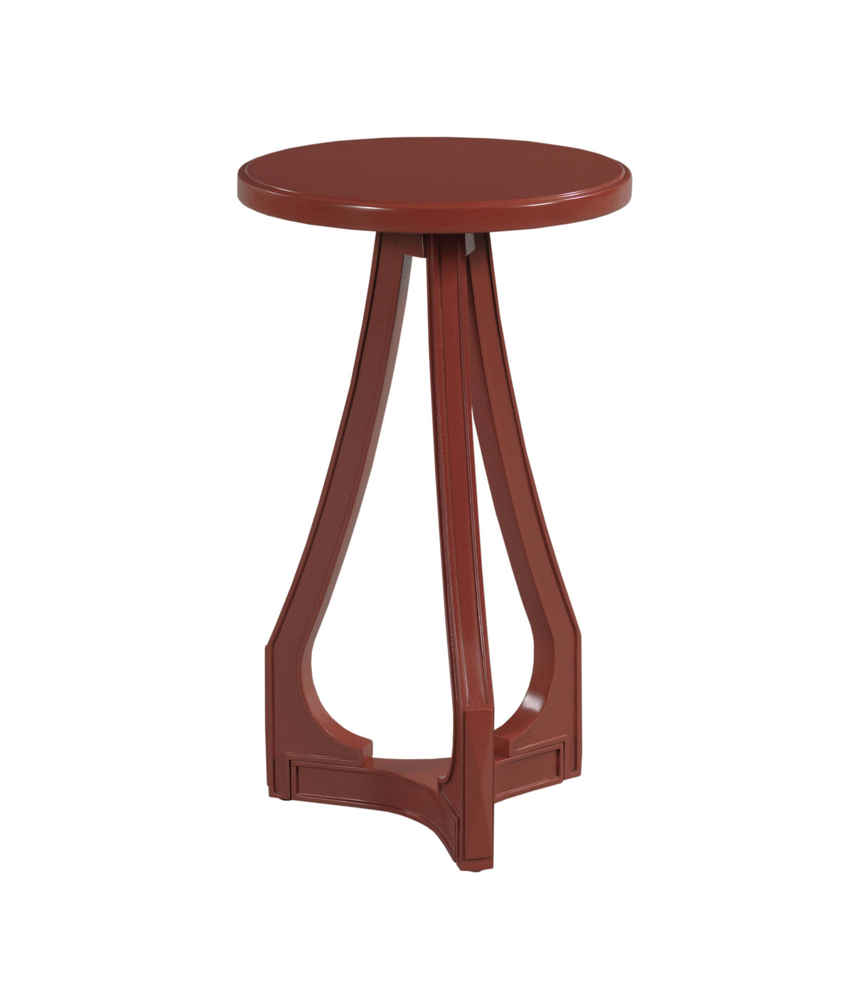 HAMMARY HIDDEN TREASURES CRANBERRY ACCENT TABLE 090-1185