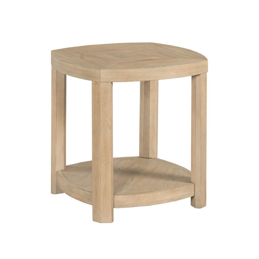 HAMMARY HIDDEN TREASURES PARTNER CONCAVE END TABLE 090-1195
