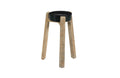 HAMMARY DARK CAST GLASS ACCENT TABLE 090-1202