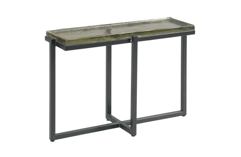 HAMMARY ALTAR GLASS ACCENT TABLE 090-1204