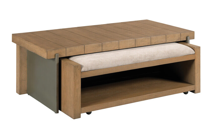 HAMMARY SPENCE COFFEE TABLE AND BENCH 090-1207