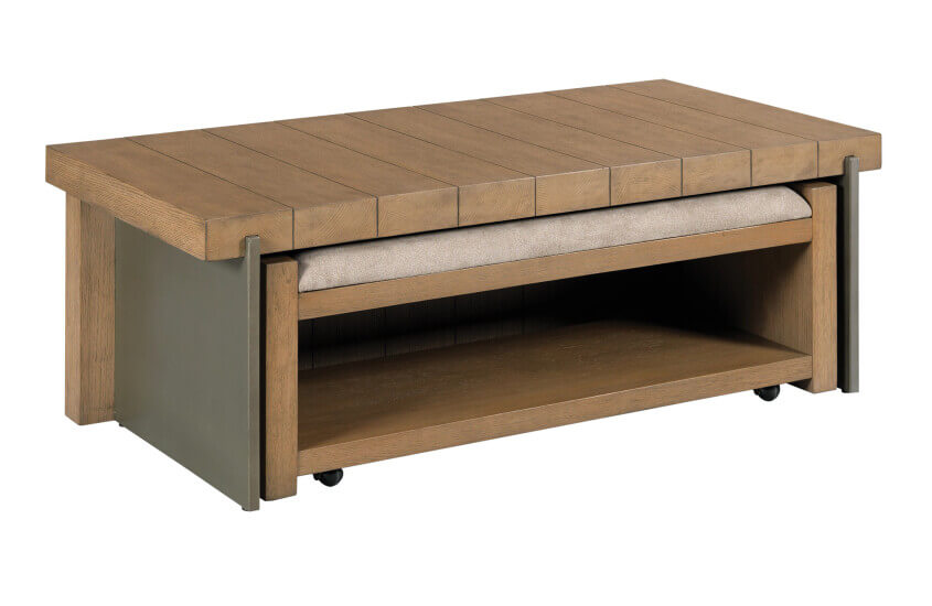 HAMMARY SPENCE COFFEE TABLE AND BENCH 090-1207