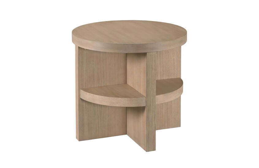 HAMMARY INDIYA ROUND END TABLE 376-916