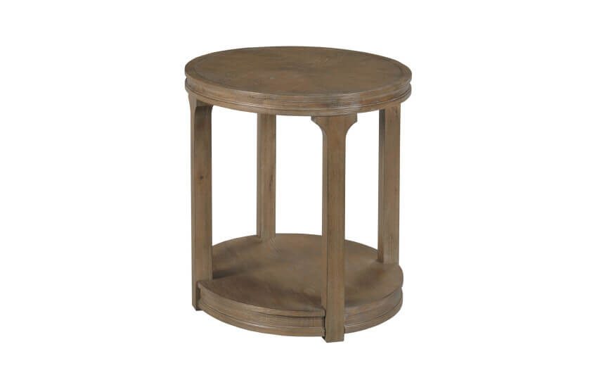HAMMARY MARSHAM-HAMILTON OVAL END TABLE 371-914