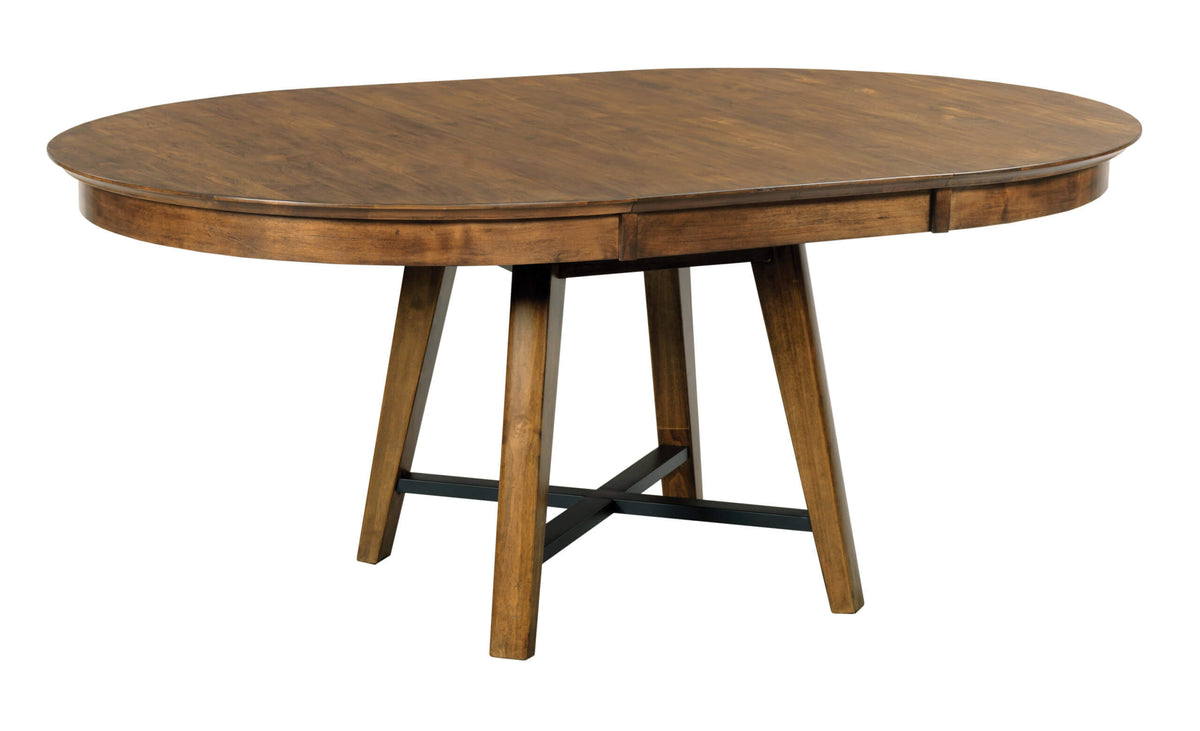 KINCAID ABODE SALTER ROUND DINING TABLE COMPLETE 269-701P