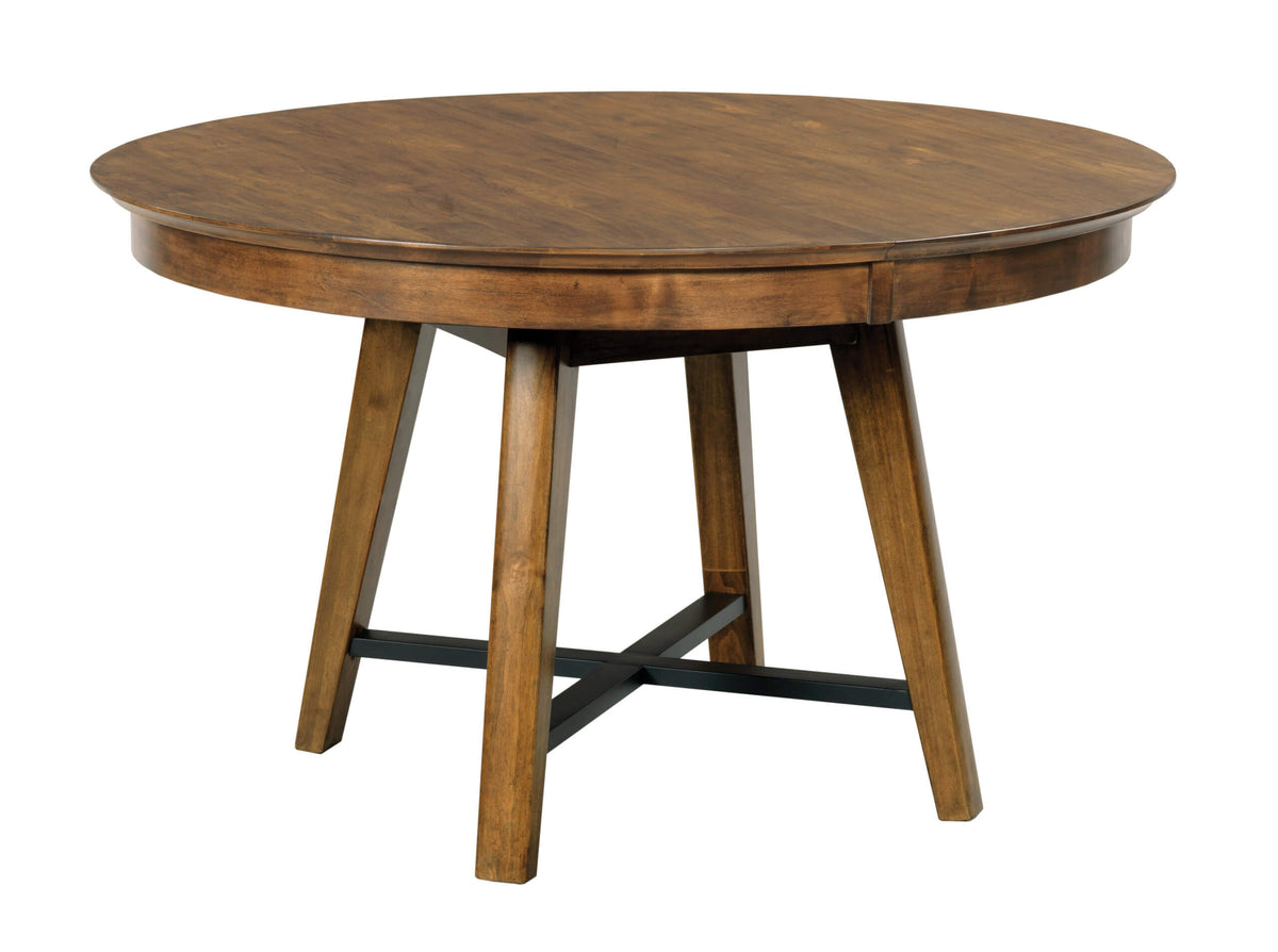KINCAID ABODE SALTER ROUND DINING TABLE COMPLETE 269-701P