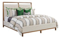 KINCAID MONOGRAM WALNUT PINEHURST UPHOLSTERED KING BED 315-316P