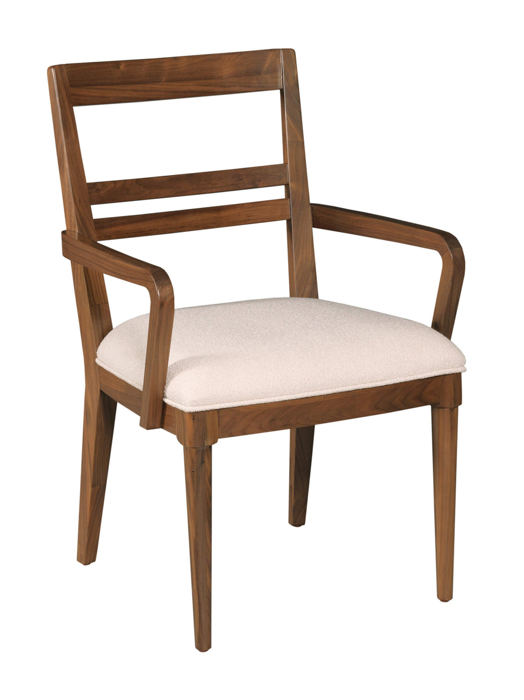 KINCAID MONOGRAM WALNUT CLUBHOUSE ARM CHAIR SET OF TWO 315-639