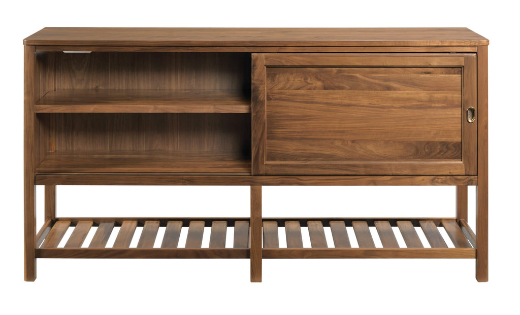 KINCAID MONOGRAM WALNUT ROANOKE DISPLAY BUFFET 315-850