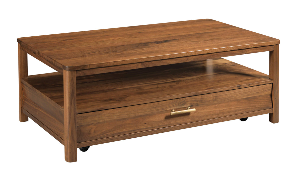 KINCAID MONOGRAM WALNUT PARKWAY COFFEE TABLE 315-910
