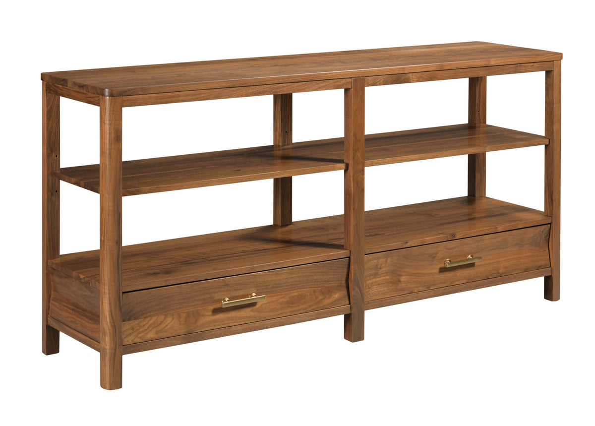 KINCAID MONOGRAM WALNUT BOCA CONSOLE TABLE 315-925