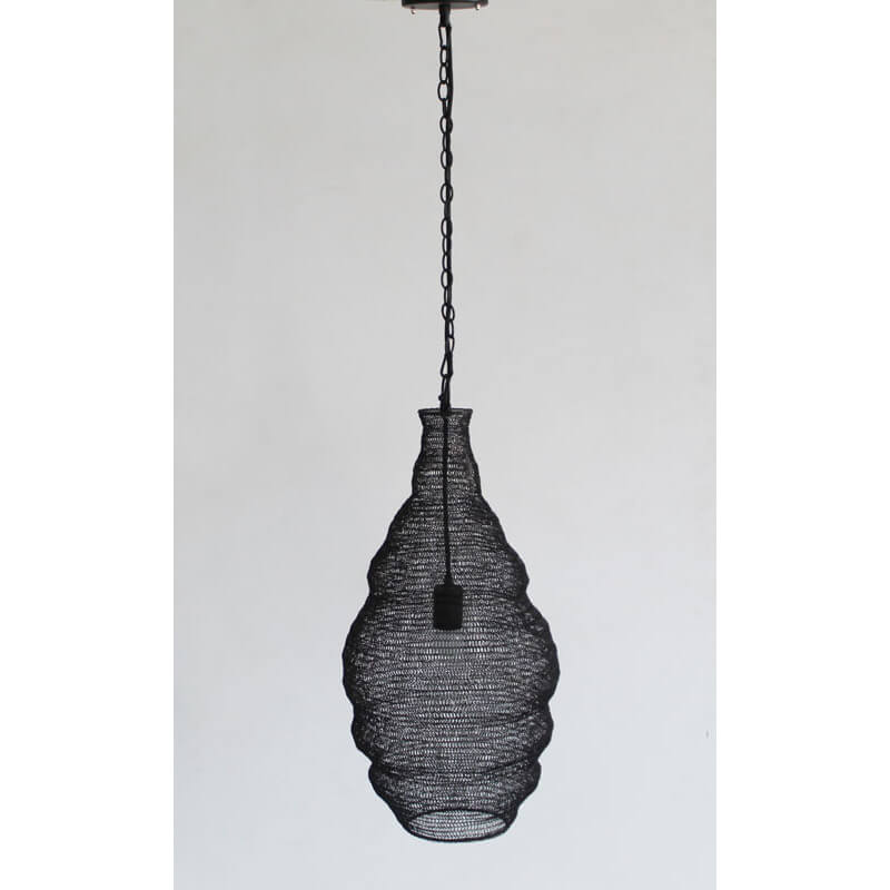 BETHEL SATIN BLACK PENDANT AC01C12BLK