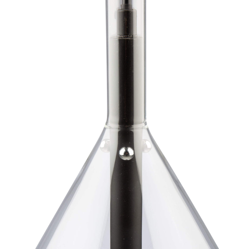 ARTCRAFT CONIC 1 LIGHT PENDANT BLACK AC11161BK