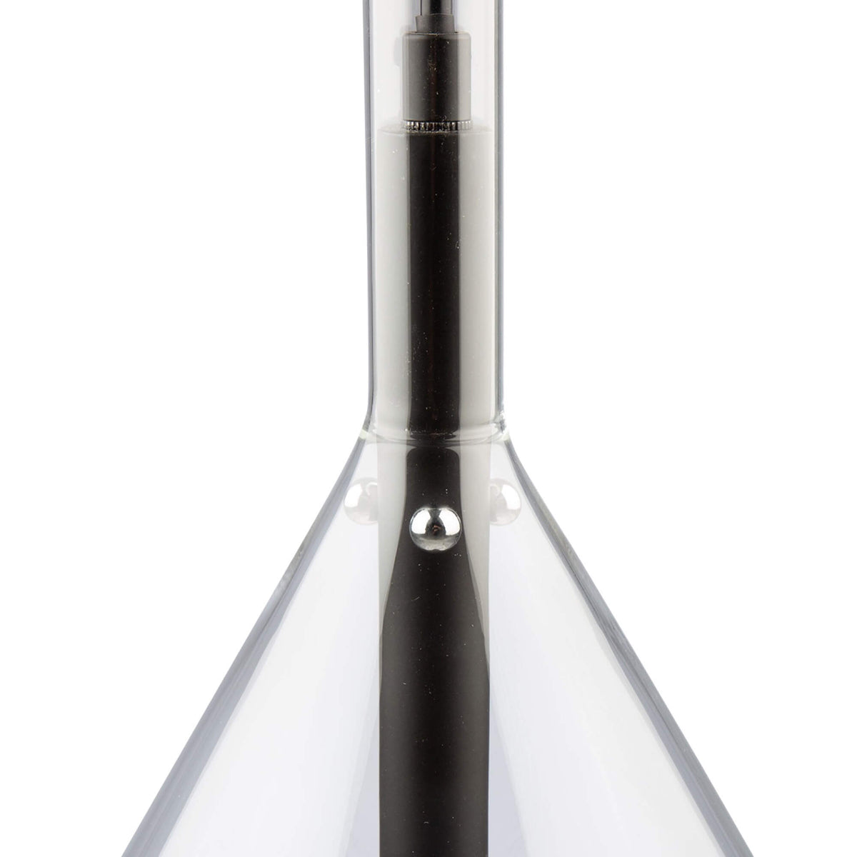 ARTCRAFT CONIC 1 LIGHT PENDANT BLACK AC11161BK