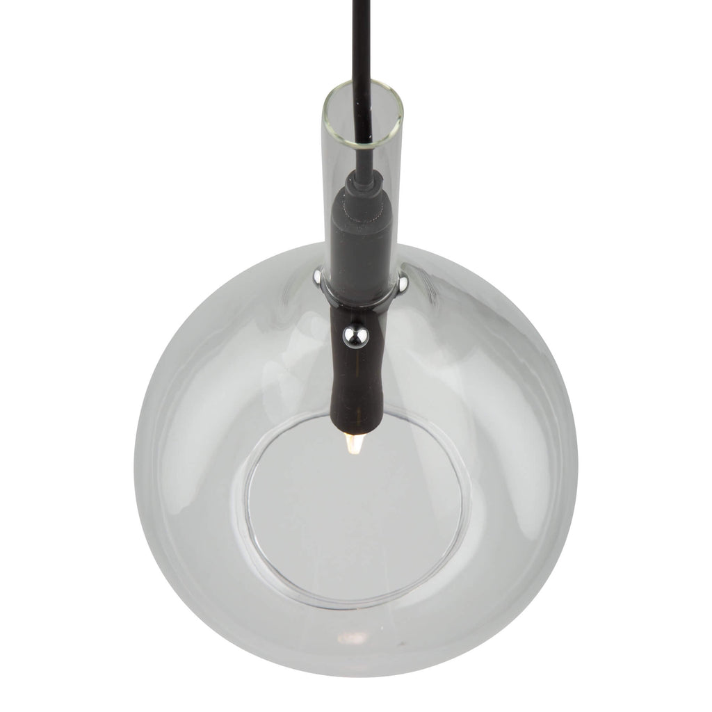 ARTCRAFT CONIC 1 LIGHT PENDANT BLACK AC11161BK