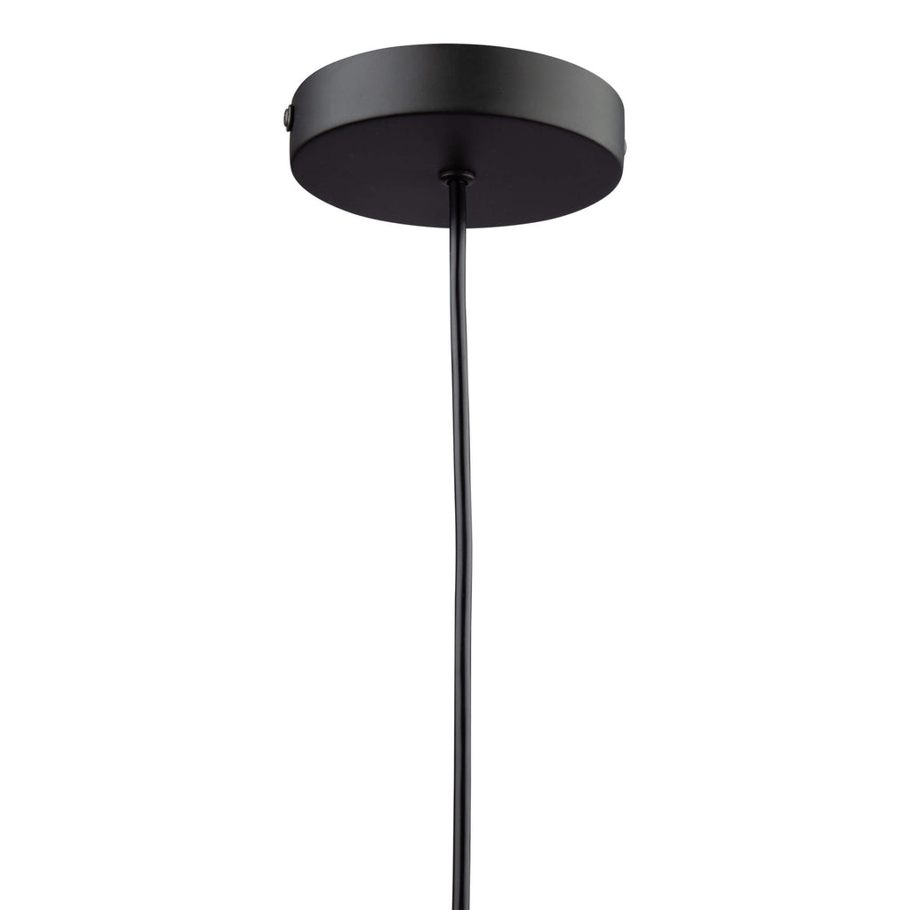 ARTCRAFT CONIC 1 LIGHT PENDANT BLACK AC11161BK