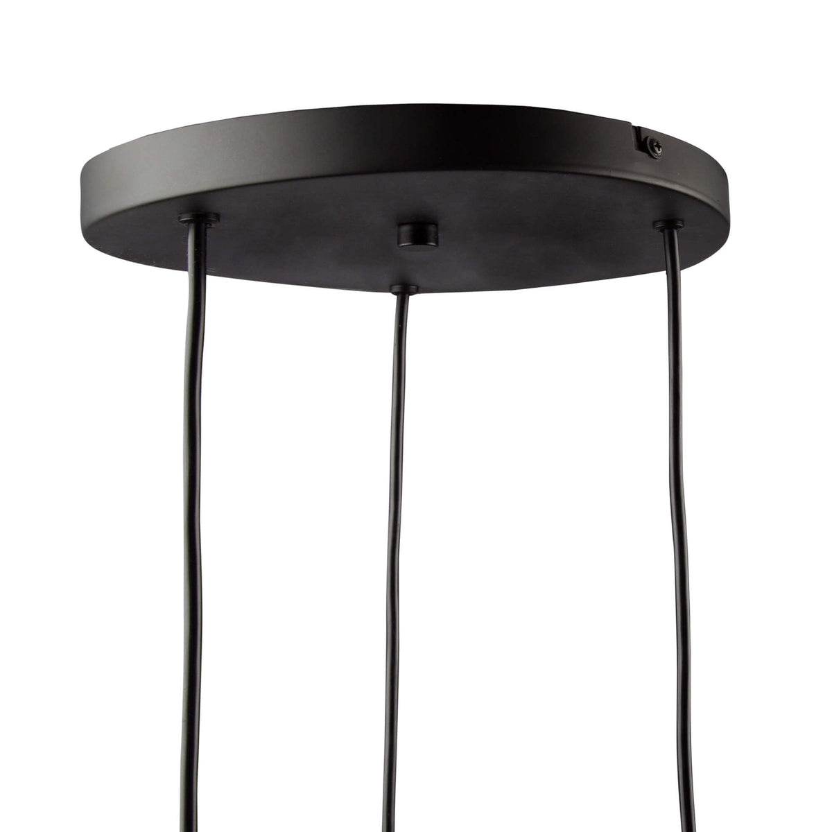 ARTCRAFT CONIC 3 LIGHT PENDANT BLACK AC11163BK
