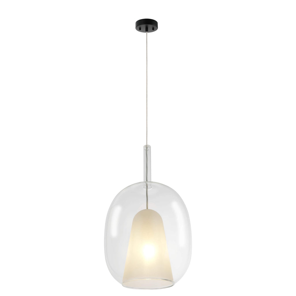 ARTCRAFT DUSK PENDANT CLEAR GLASS AC11219CL