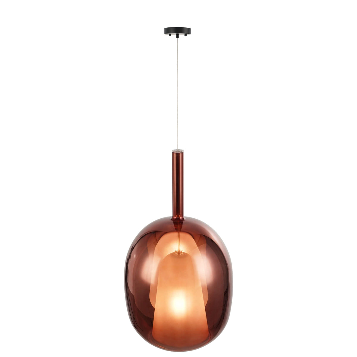 ARTCRAFT DUSK PENDANT ESPRESSO GLASS AC11219EC