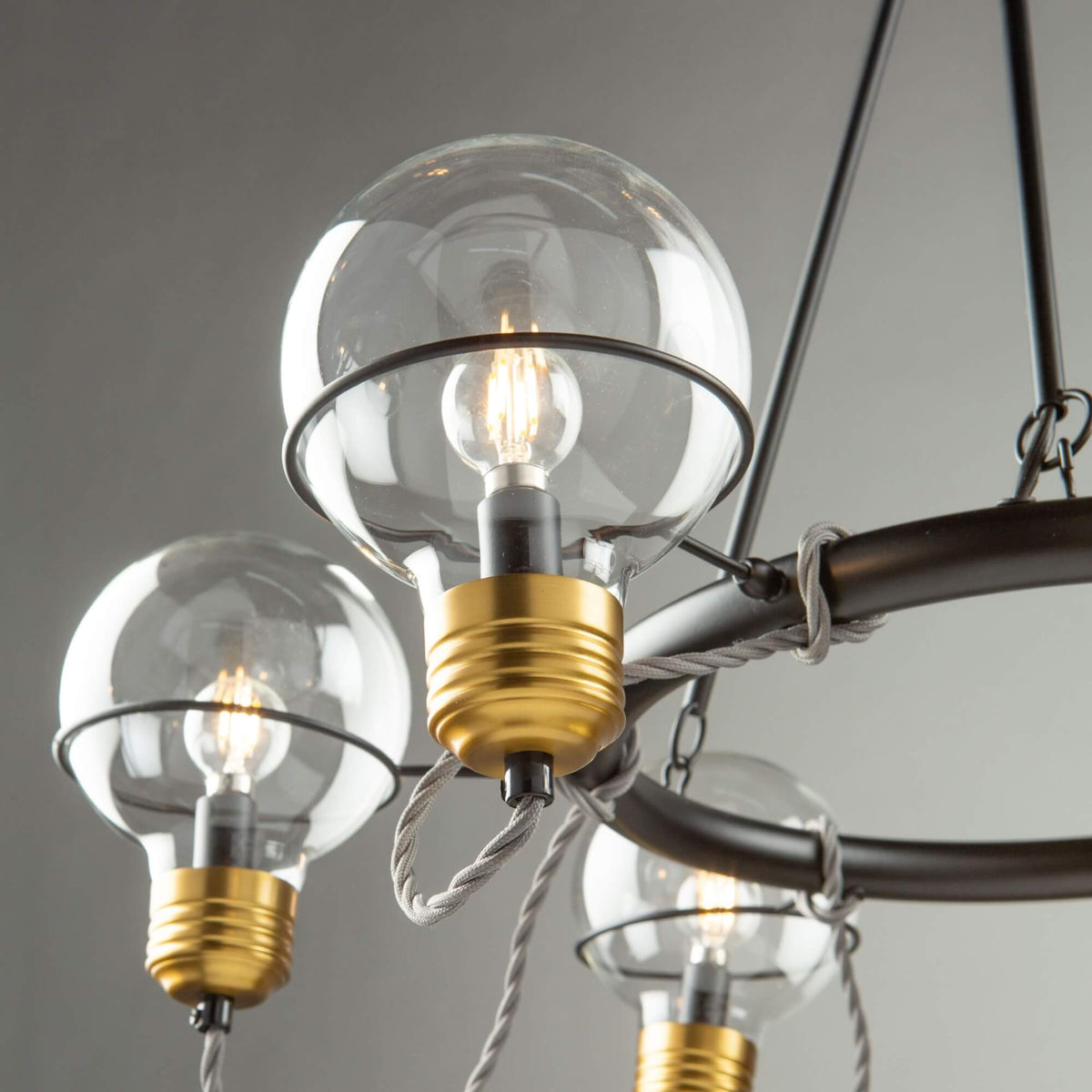 ARTCRAFT MARTINA 6 LIGHT CHANDELIER AC11727BK