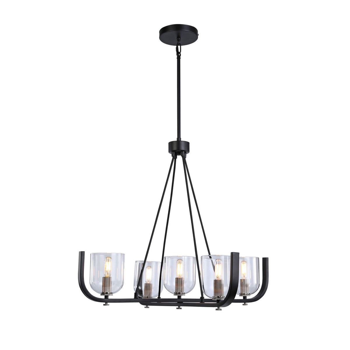ARTCRAFT CHESHIRE 5 LIGHT CHANDELIER AC11746NB