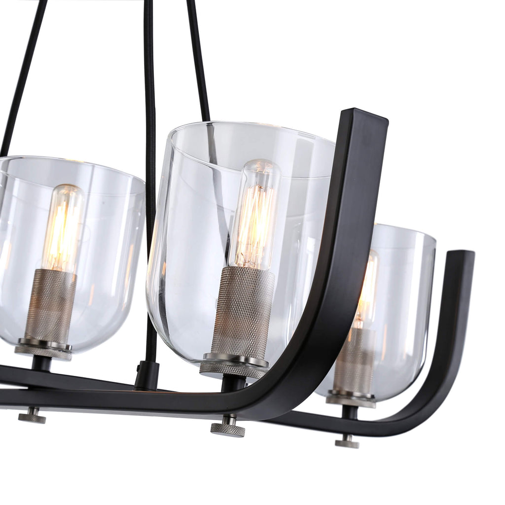 ARTCRAFT CHESHIRE 5 LIGHT CHANDELIER AC11746NB
