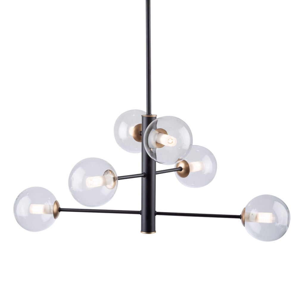 ARTCRAFT AURELIA  6 LIGHT CHANDELIER  AC11765VB