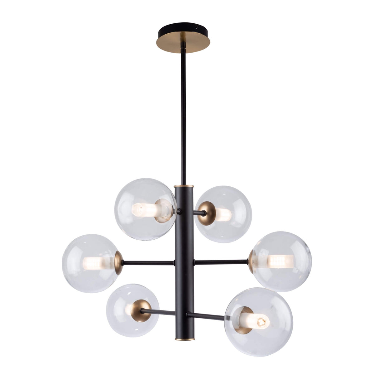 ARTCRAFT AURELIA  6 LIGHT CHANDELIER  AC11765VB
