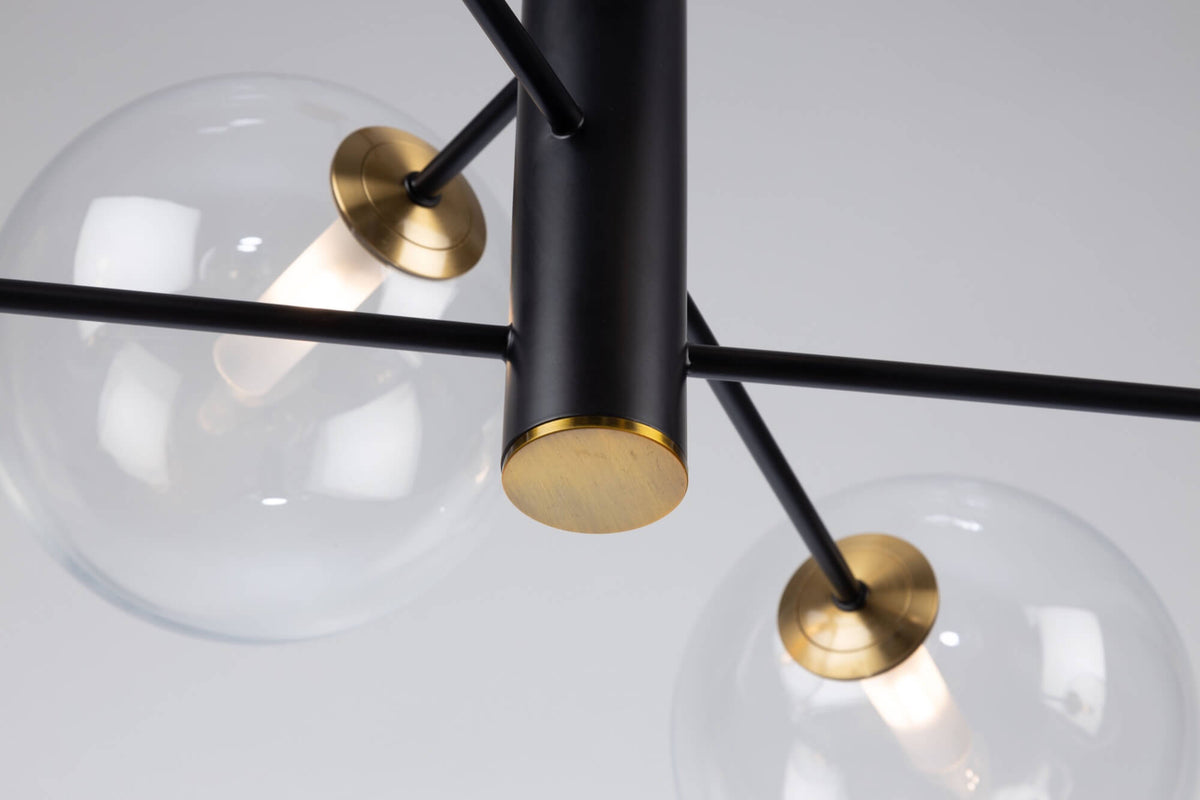 ARTCTRAFT AURELIA  6 LIGHT CHANDELIER AC11766VB