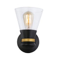 ARTCRAFT KANATA 1 LIGHT BATH SCONCE AC11801BB