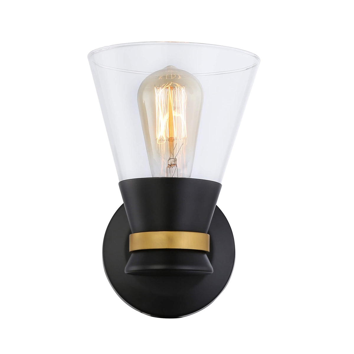 ARTCRAFT KANATA 1 LIGHT BATH SCONCE AC11801BB