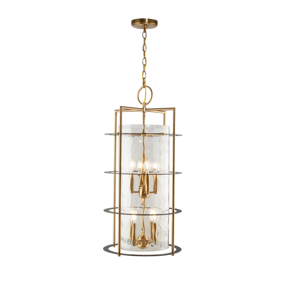 ARTCRAFT BURFORD 8-LIGHT CHANDELIER AC11818BB