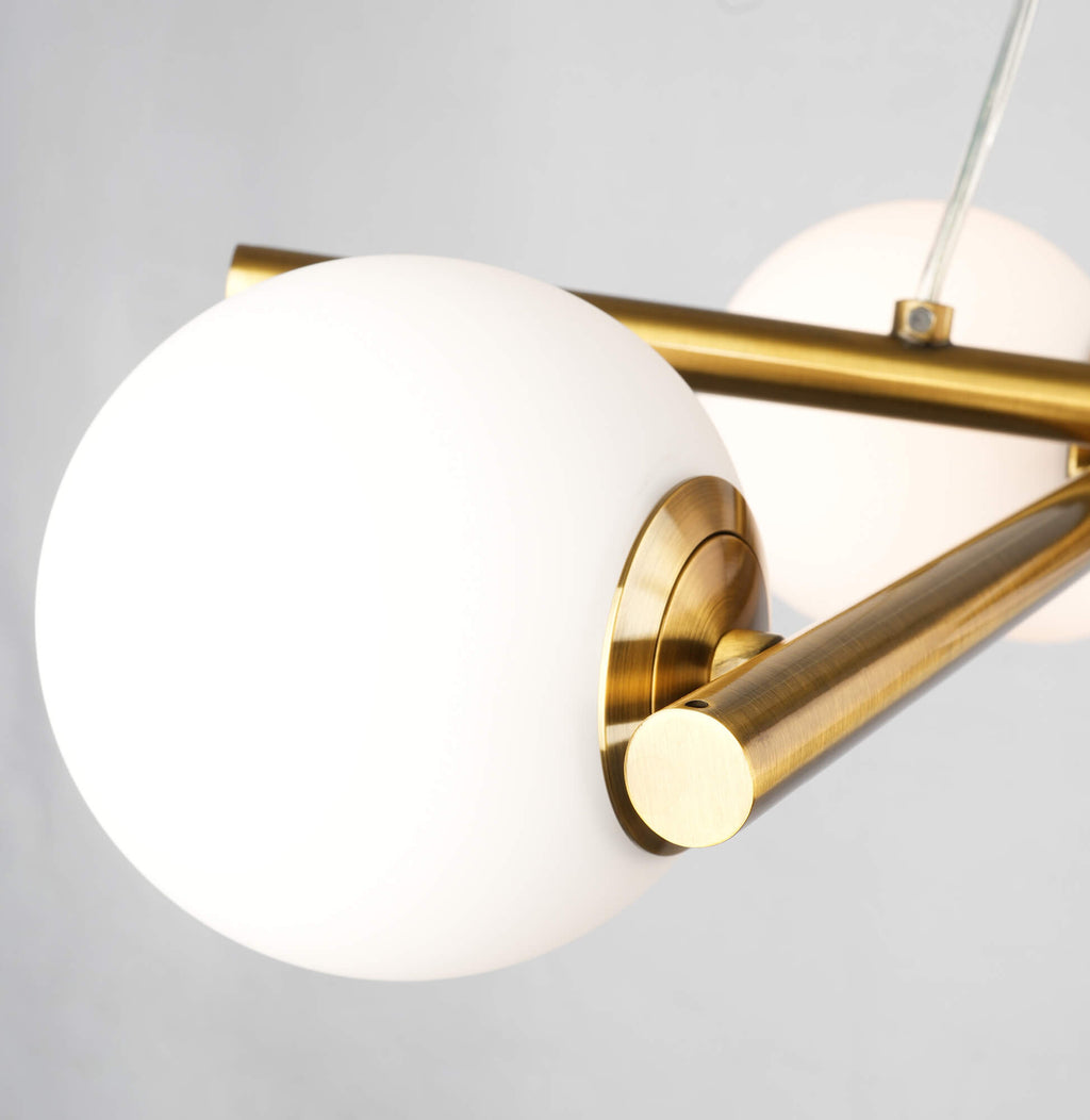 ARTCRAFT MODENA 6 LIGHT CHANDELIER AC11976BR
