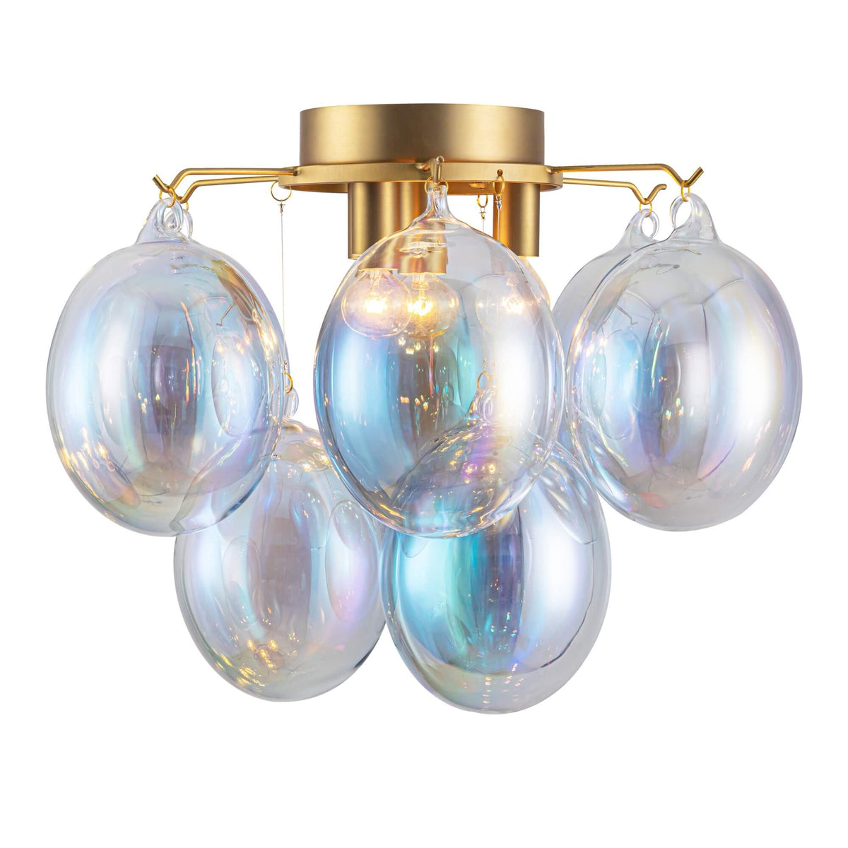 ARTCRAFT GLOBO 4-LIGHT SEMI FLUSH AC11993LU