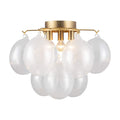 ARTCRAFT GLOBO 4-LIGHT SEMI FLUSH AC11993WH