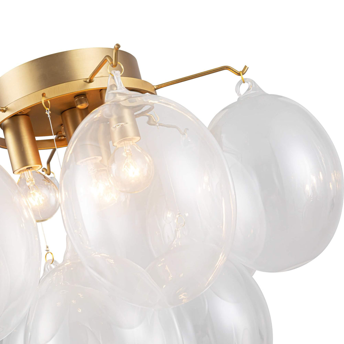 ARTCRAFT GLOBO 4-LIGHT SEMI FLUSH AC11993WH